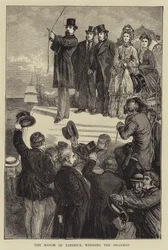 De burgemeester van Limerick trouwt met de Shannon